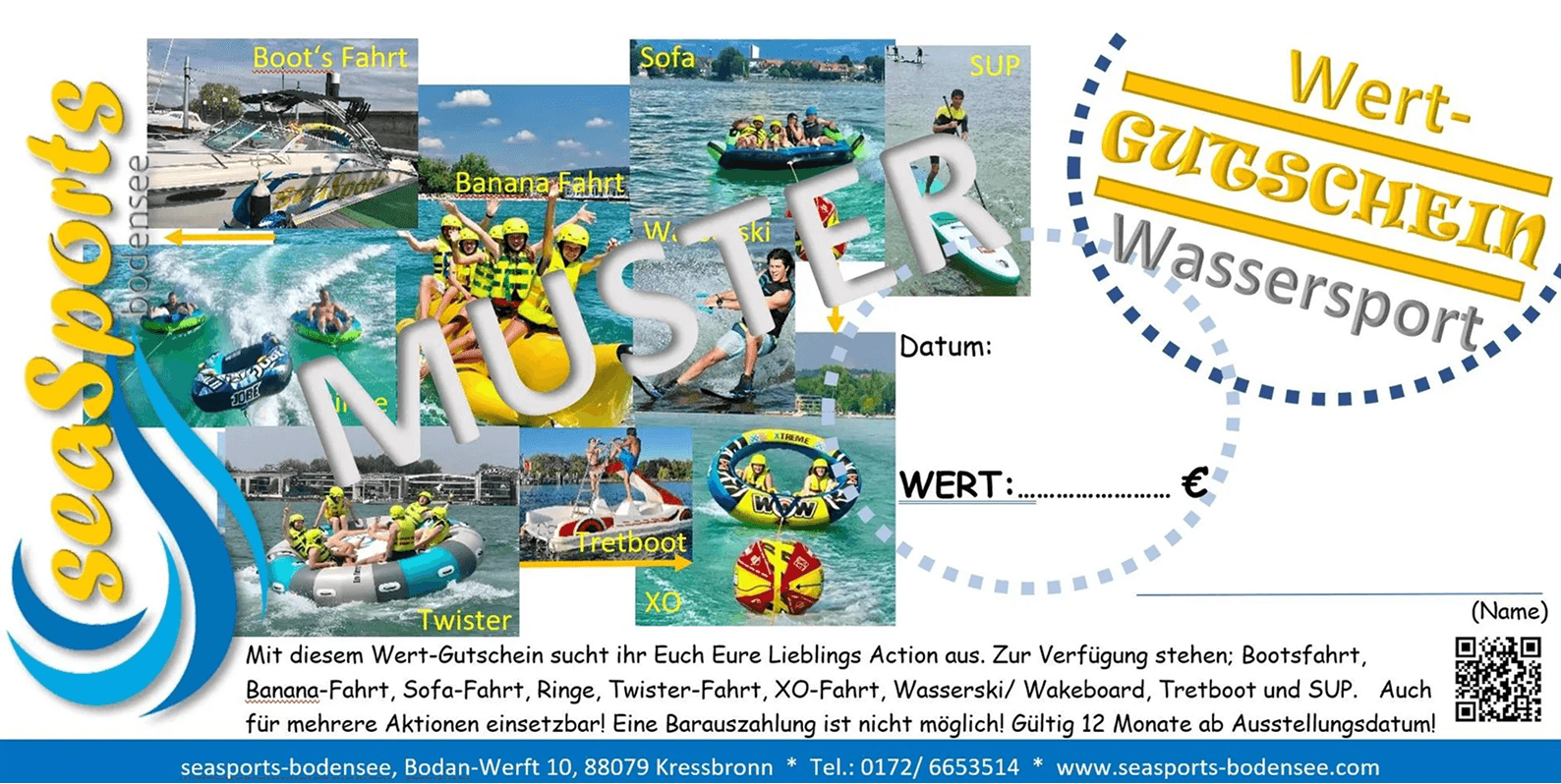 Gutschein Muster